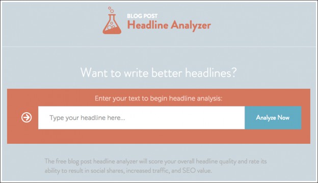 CoSchedule Headline Analyzer screenshot