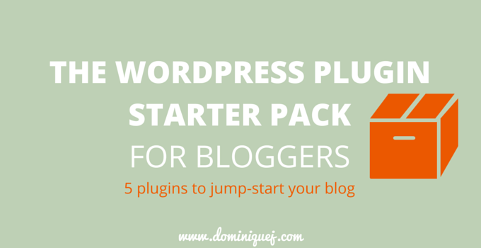 The WordPress Plugin Starter Pack For Bloggers